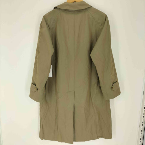 バーバリーズ BURBERRYS 80-90S 裏地ノバチェック柄 比翼 ステンカラーコート バルカマーンコート メンズ