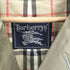 バーバリーズ BURBERRYS 80-90S 裏地ノバチェック柄 比翼 ステンカラーコート バルカマーンコート メンズ