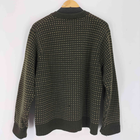 ジェイクルー J.CREW 90S バーズアイ vネックニット メンズ import:L