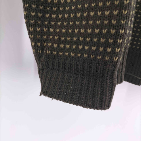 ジェイクルー J.CREW 90S バーズアイ vネックニット メンズ import:L