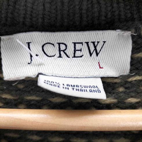 ジェイクルー J.CREW 90S バーズアイ vネックニット メンズ import:L