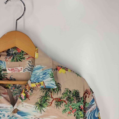 サンサーフ SUN SURF アロハシャツ S/S RAYON HAWAIIAN SHIRT ISLAND CHRONICLE メンズ JPN:L