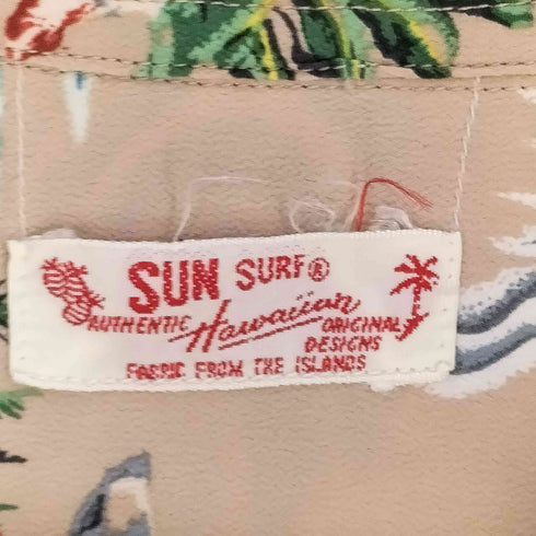 サンサーフ SUN SURF アロハシャツ S/S RAYON HAWAIIAN SHIRT ISLAND CHRONICLE メンズ JPN:L