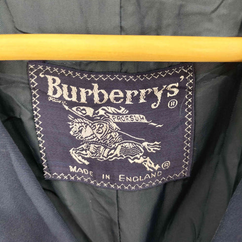 バーバリーズ BURBERRYS 80-90S 英国製 COMMUTER テリレン コットン チェスターコート メンズ