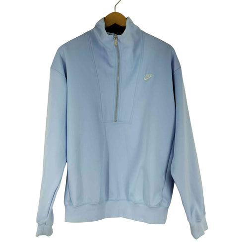 ナイキ NIKE スウッシュ刺繍 ハーフジップ プルオーバー メンズ JPN:M