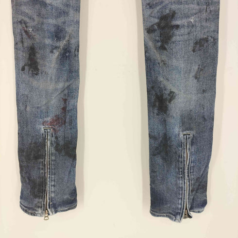 シヴァーライズ CIVARIZE ヒゲ ペイント加工 スキニー デニム パンツ Y2K メンズ 42