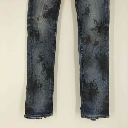 シヴァーライズ CIVARIZE ヒゲ ペイント加工 スキニー デニム パンツ Y2K メンズ 42