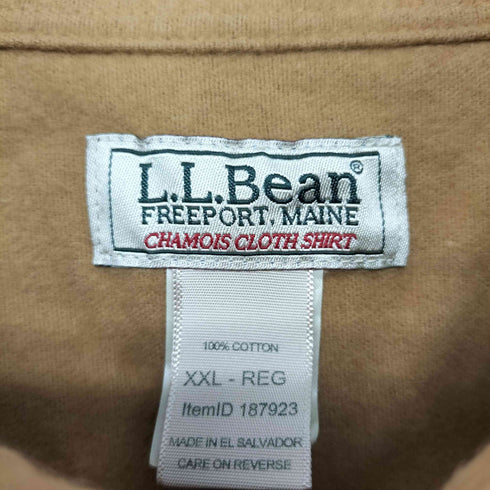 エルエルビーン L.L.Bean Chamois Cloth Shirt シャモアクロスシャツ メンズ import:XXL