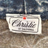 CHRISTIE OF CALIFORNIA ケミカルウォッシュ加工 ペイント デニム ガウン ジャケット メンズ