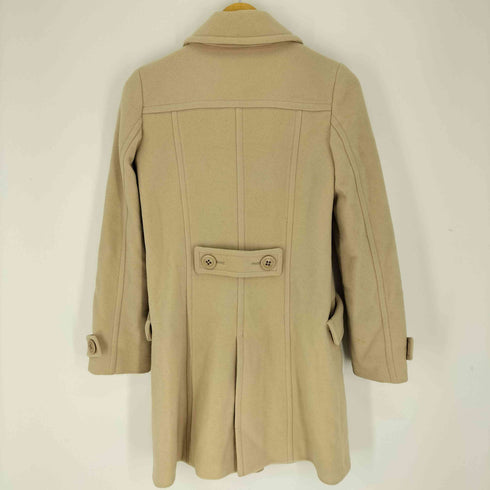 バーバリーブルーレーベル BURBERRY BLUE LABEL 裏地ノバチェック Aライン ナイロン混ウールコート レディース EUR:38