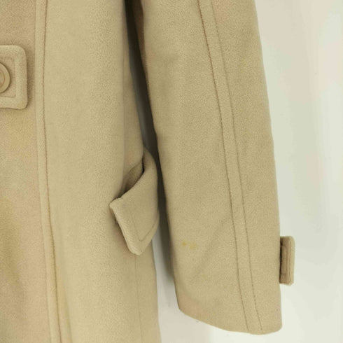 バーバリーブルーレーベル BURBERRY BLUE LABEL 裏地ノバチェック Aライン ナイロン混ウールコート レディース EUR:38
