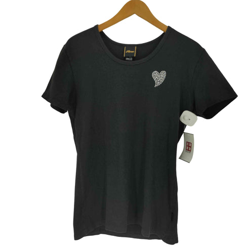 ロエン Roen ハート スカル スパンコール S/S Tシャツ Y2K メンズ import:L
