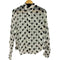 ローブドシャンブルコムデギャルソン robe de chambre COMME des GARCONS ドット パッチポケット ボタンダウン シアーシャツ レディース