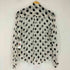ローブドシャンブルコムデギャルソン robe de chambre COMME des GARCONS ドット パッチポケット ボタンダウン シアーシャツ レディース