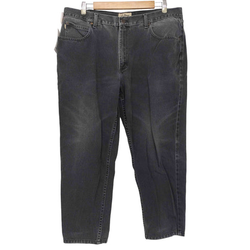 エルエルビーン L.L.Bean CLASSIC FIT テーパードデニムパンツ ブラックデニムパンツ メンズ 40×30