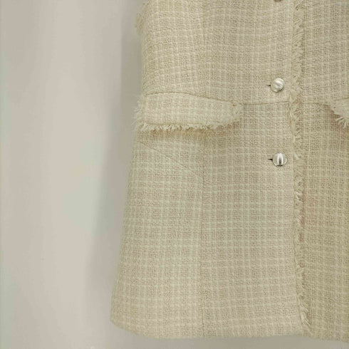 ロペピクニック Rope Picnic セレモニー ツイードジレベスト レディース JPN:38