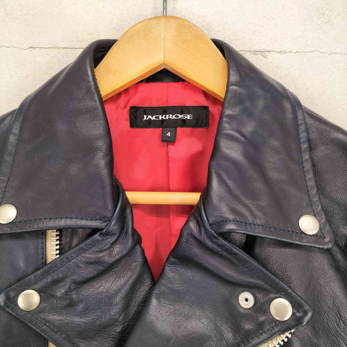 ジャックローズ JACKROSE goat leather ゴートレザーダブルライダースジャケット メンズ 4