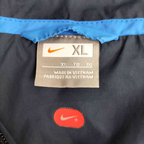 ナイキ NIKE ダブルジップ ロングスリーブ ウィンドブレーカー メンズ XL