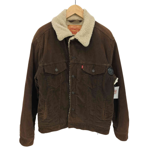 リーバイス Levis 70520 裏地 ボア コーデュロイ トラッカー ジャケット メンズ import:M