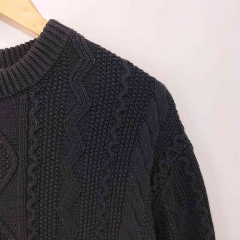 ビューティーアンドユースユナイテッドアローズ BEAUTY & YOUTH UNITED ARROWS バルキー アラン バルーン クルーネック ニット メンズ JPN:S