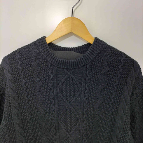 ビューティーアンドユースユナイテッドアローズ BEAUTY & YOUTH UNITED ARROWS バルキー アラン バルーン クルーネック ニット メンズ JPN:S