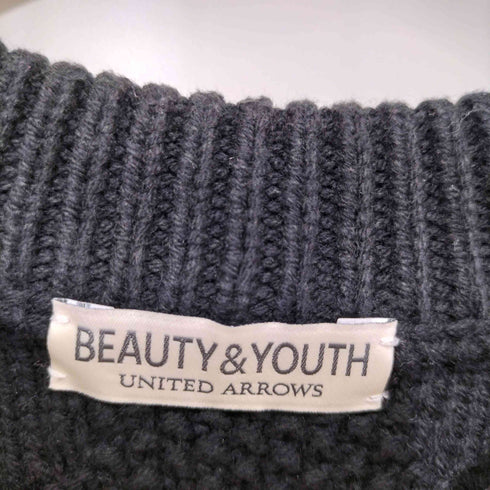 ビューティーアンドユースユナイテッドアローズ BEAUTY & YOUTH UNITED ARROWS バルキー アラン バルーン クルーネック ニット メンズ JPN:S