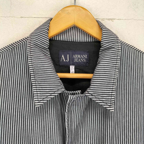 アルマーニジーンズ ARMANI JEANS ヒッコリーストライプジャケット メンズ 52