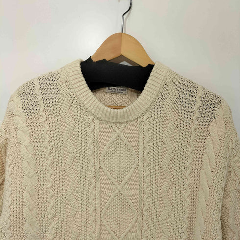ビューティーアンドユースユナイテッドアローズ BEAUTY & YOUTH UNITED ARROWS バルキー アラン バルーン クルーネック ニット メンズ JPN:S
