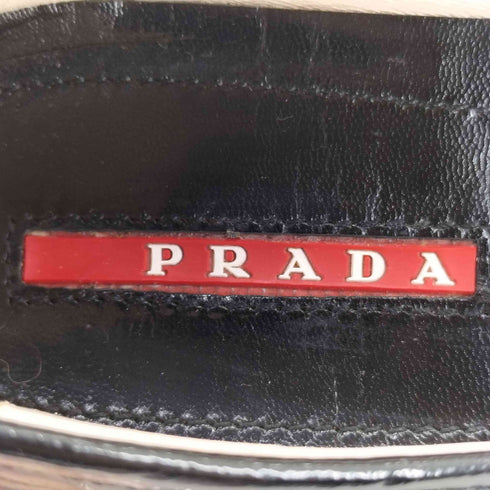 プラダ PRADA PRADA SPORT リボン エナメル バレエシューズ レディース 36