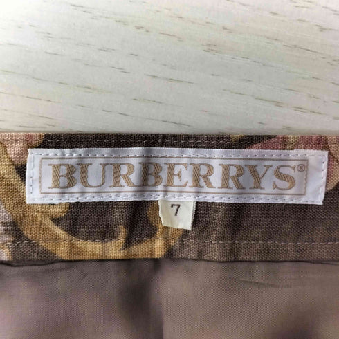 バーバリーズ BURBERRYS 花柄 フレア スカート レディース 9