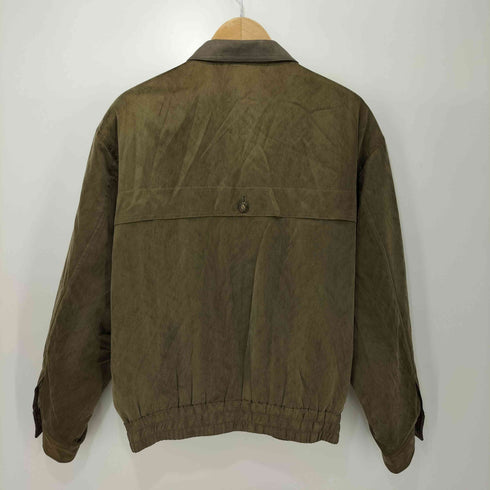 HENRY POOLE コットン シルク混 比翼 裏地ペイズリー 中綿 ブルゾン メンズ JPN:M