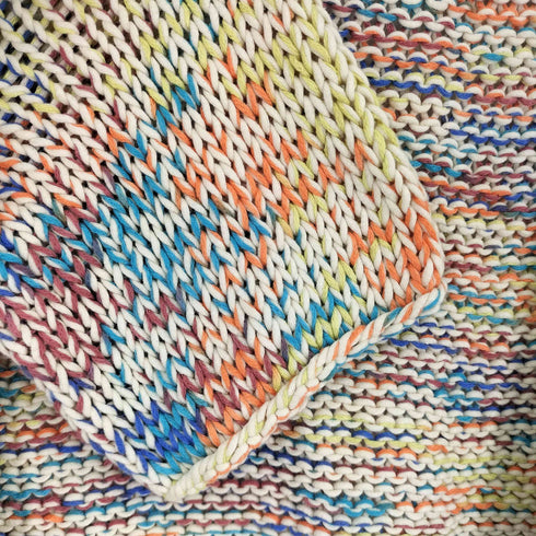 ザラ ZARA マルチカラー ボタンレス カーディガン レディース