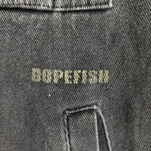 DOPE FISH ブラックデニムジャケット メンズ