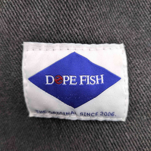 DOPE FISH ブラックデニムジャケット メンズ