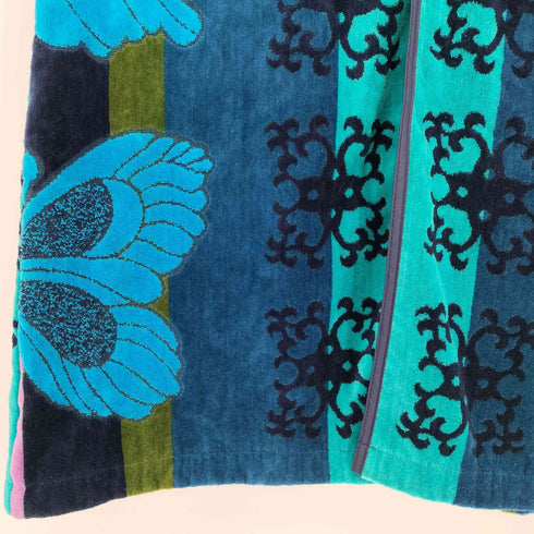 横浜ナナ YOKOHAMA NANA 2WAY 総柄 B蝶 パピヨン タオル地 ノースリーブ ワンピース レディース