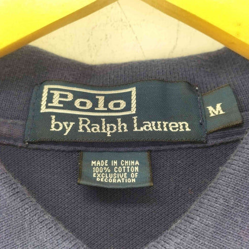 ポロバイラルフローレン Polo by RALPH LAUREN 90-00s ロゴ刺繍 ポロシャツ メンズ import:M