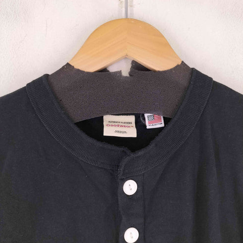 グッドウェア Goodwear USAコットン S/S ヘンリーネック Tシャツ メンズ JPN:M