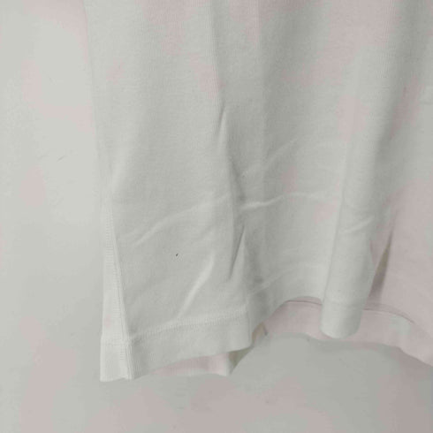 スリードッツ three dots USA製 ラウンドネック リブ Tシャツ レディース