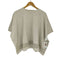 ミズイロインド mizuiro ind 25SS メッシュミックスワイドプルオーバー レディース FREE