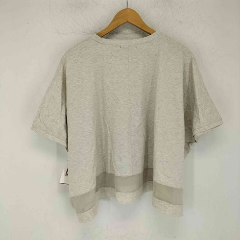 ミズイロインド mizuiro ind 25SS メッシュミックスワイドプルオーバー レディース FREE