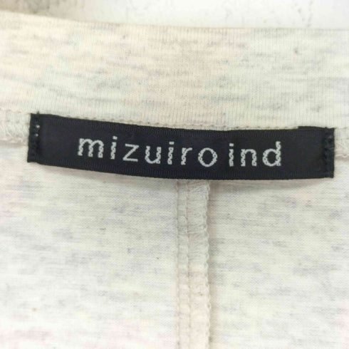 ミズイロインド mizuiro ind 25SS メッシュミックスワイドプルオーバー レディース FREE