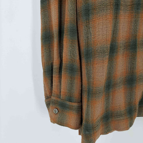 ピルグリムサーフプラスサプライ Pilgrim Surf+Supply Vincent Ombre Shirt メンズ JPN:M