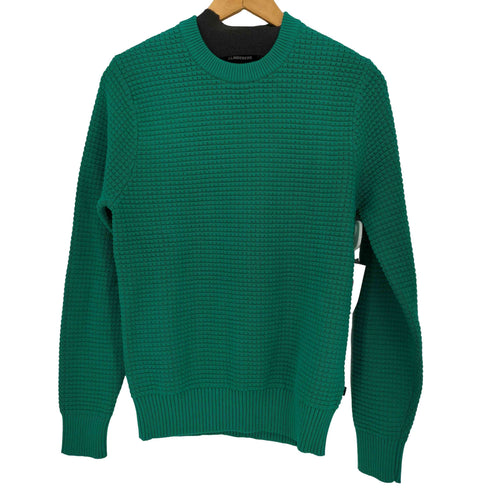 ジェイリンドバーグ J.LINDEBERG コットン クルーネック プルオーバー ニット メンズ import:S