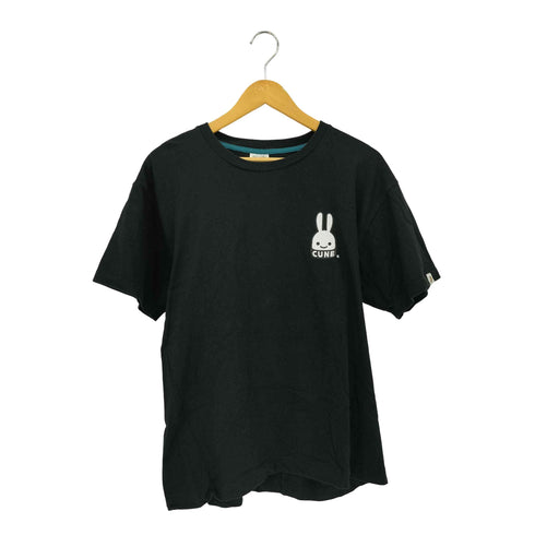 キューン CUNE ウサギ ロゴプリント 半袖Tシャツ メンズ XL