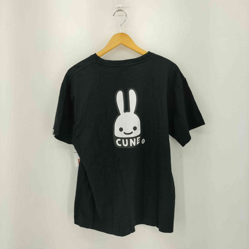 キューン CUNE ウサギ ロゴプリント 半袖Tシャツ メンズ XL