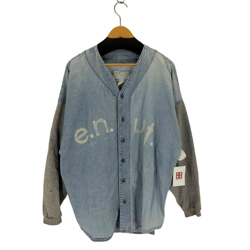 E.N.U.F. INTERNATIONALE スウェットドッキングベースボールシャツ メンズ