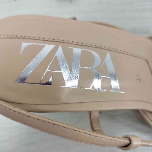 ザラ ZARA キルティングヒールミュール レディース EUR:37