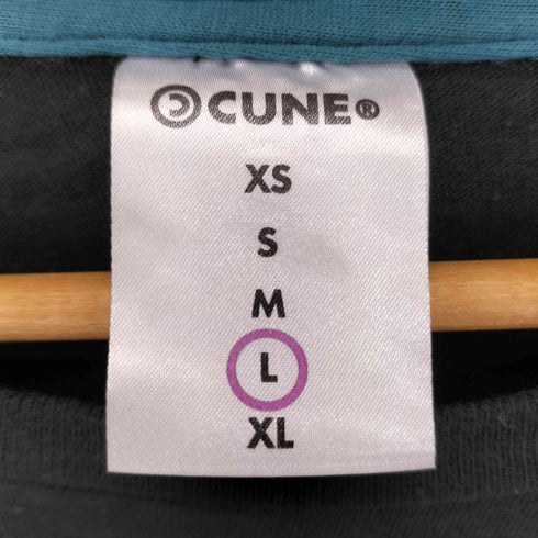 キューン CUNE ウサギ ロゴプリント 半袖Tシャツ メンズ XL