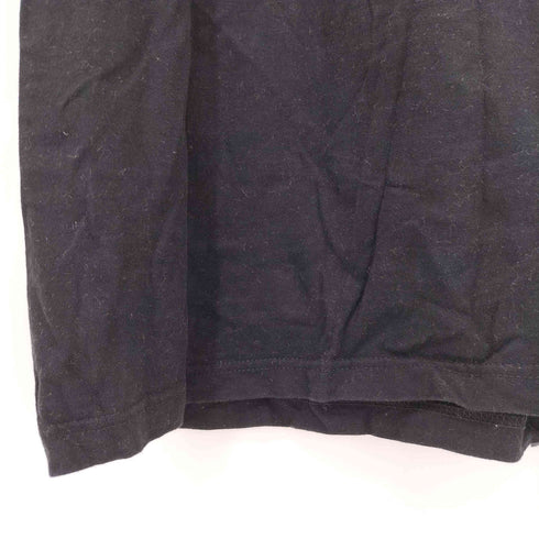フロントプリント 半袖Tシャツ カットソー メンズ L