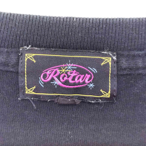ローター ROTAR プリントロゴ クルーネックTシャツ メンズ XL